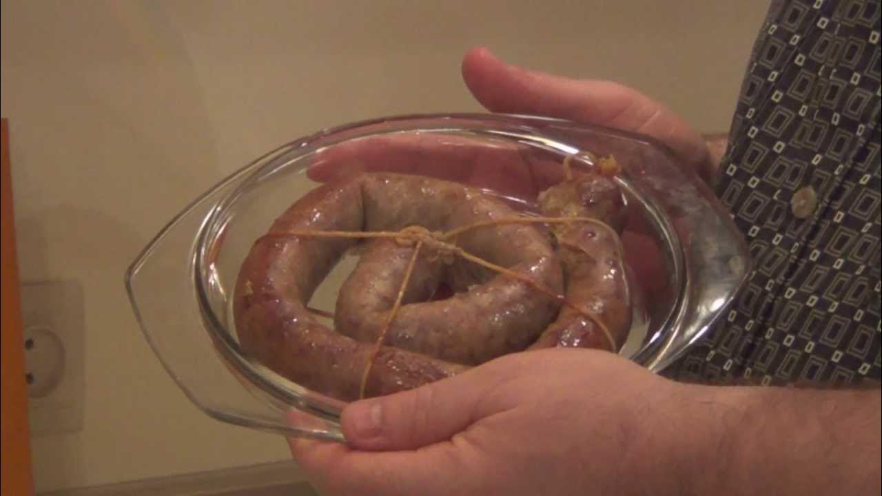 Украинская жареная колбаса - YouTube