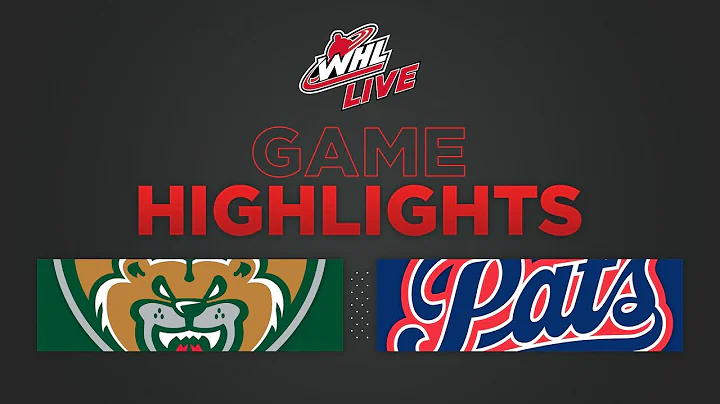 WHL Highlights: Silvertips (3) at Pats (2) - Octob...