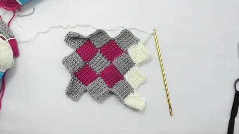Learn Tunisian Crocheting: Make a Beautiful Entrelac Baby Blanket