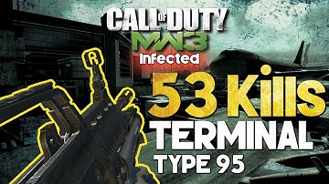 MADNESS! MW3 Infected Moab in Terminal - 53 Kills (HD)