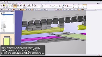 MBend V15 Processing a Part with Multiple Setups