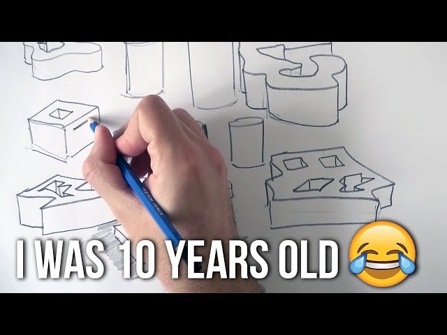 15 Best 3D Drawing Tutorial Videos  How to draw 3D pencil drawings