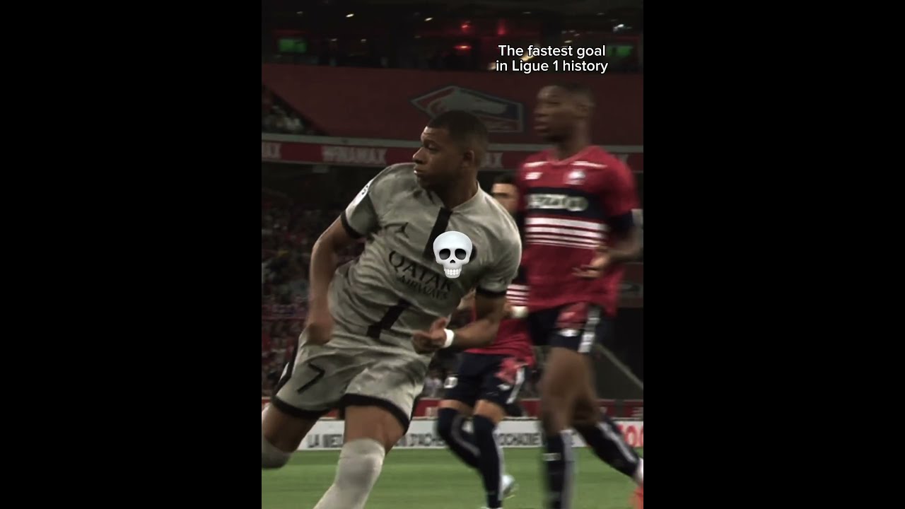 The Fastest Goal In Ligue 1 History Mbappe Messi Neymar