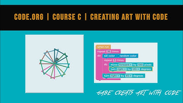 Code.org | Lesson 6 | Course C 2018 | Creating Art with Code
