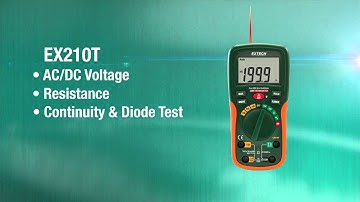 Extech EX210T - True RMS Digital Multimeter with IR