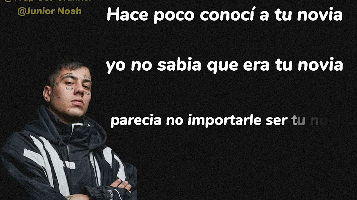 Duki - Hace poco conocí a tu novia