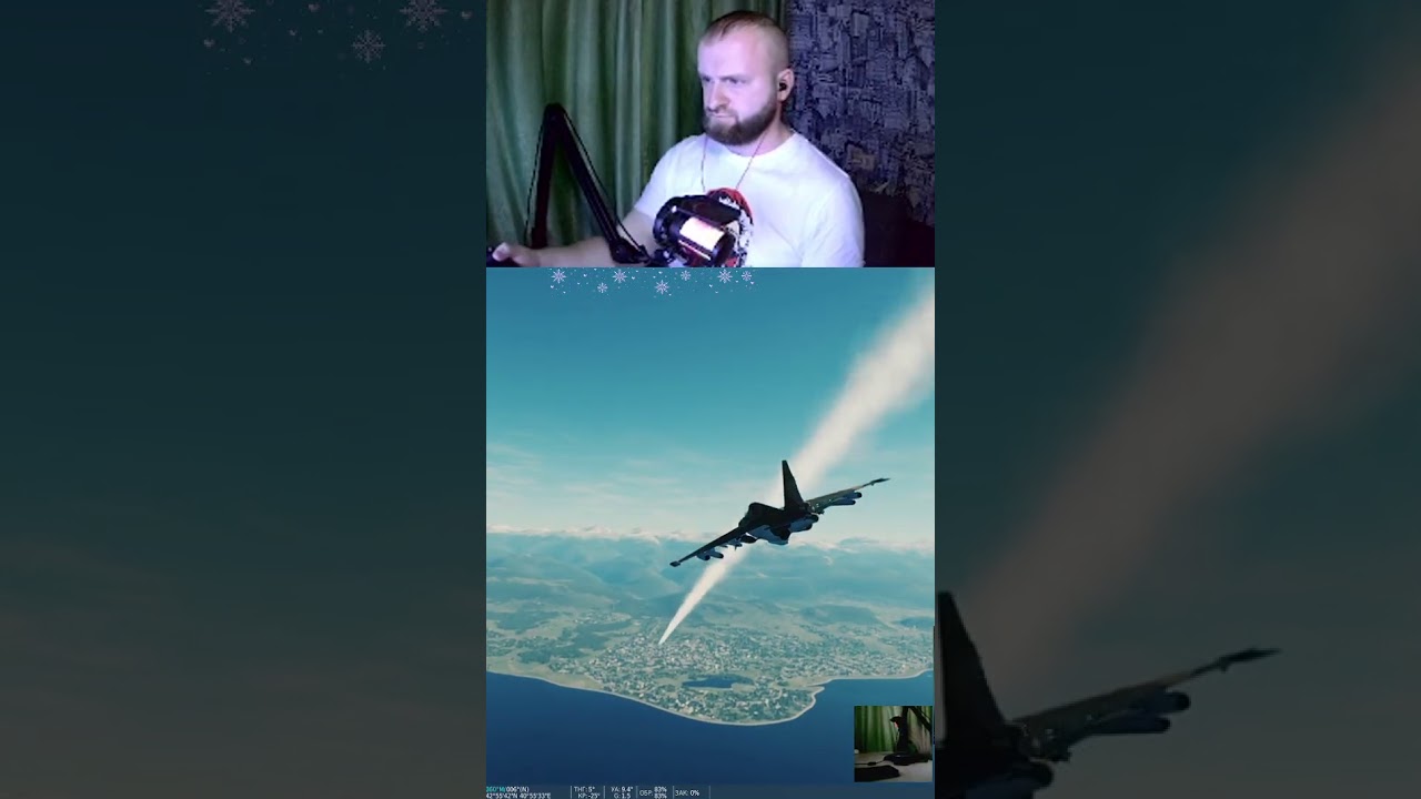 Су-25Т поражает ЗРК Стрелу 10М.DCS 