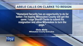 Milwaukee County Executive Chris Abele calls on Sheriff David Clarke to resign