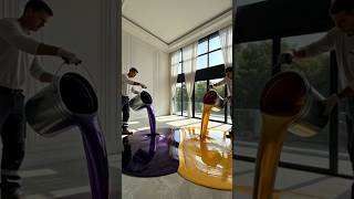 ✨ Turning an Empty Room Into a Luxury Galaxy Floor 🤯 | Amazing Home Transformation #usatrending