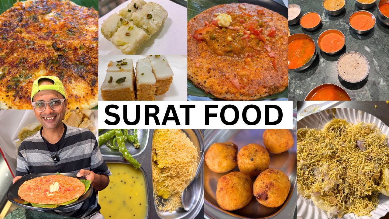 Surat's BEST Breakfast to Lunch  Food Journey!!  🤤