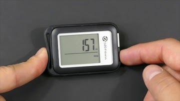 SC 3D Pedometer - Setting the Weight