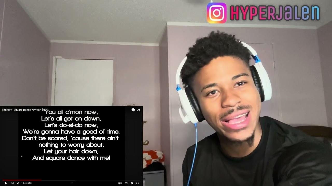 EMINEM-SQUARE DANCE (REACTION) !!!