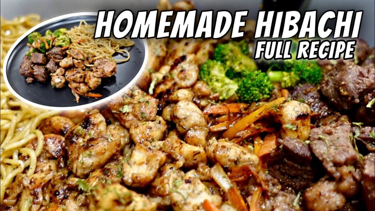 HOW TO MAKE HIBACHI AT HOME 🍽️ (MacroFriendly & Low Calorie Full Tutorial) Cooking with