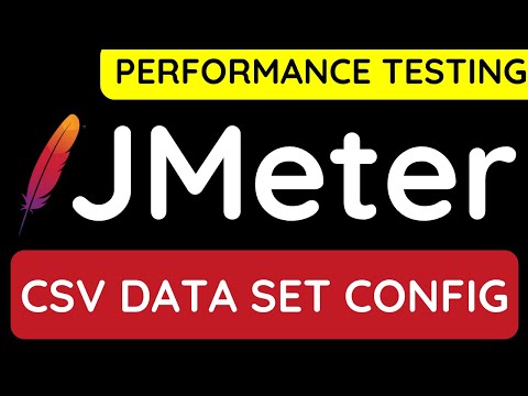 JMeter tutorial 21- How to use CSV Data Config for Data Driven Testing