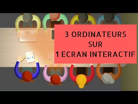 Comment connecter 3 ordinateurs sur un seul écran interactif