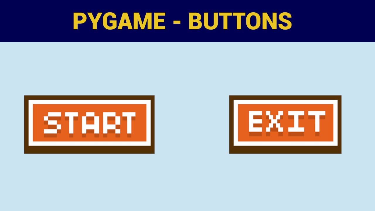 Pygame Beginner Tutorial In Python - Adding Buttons