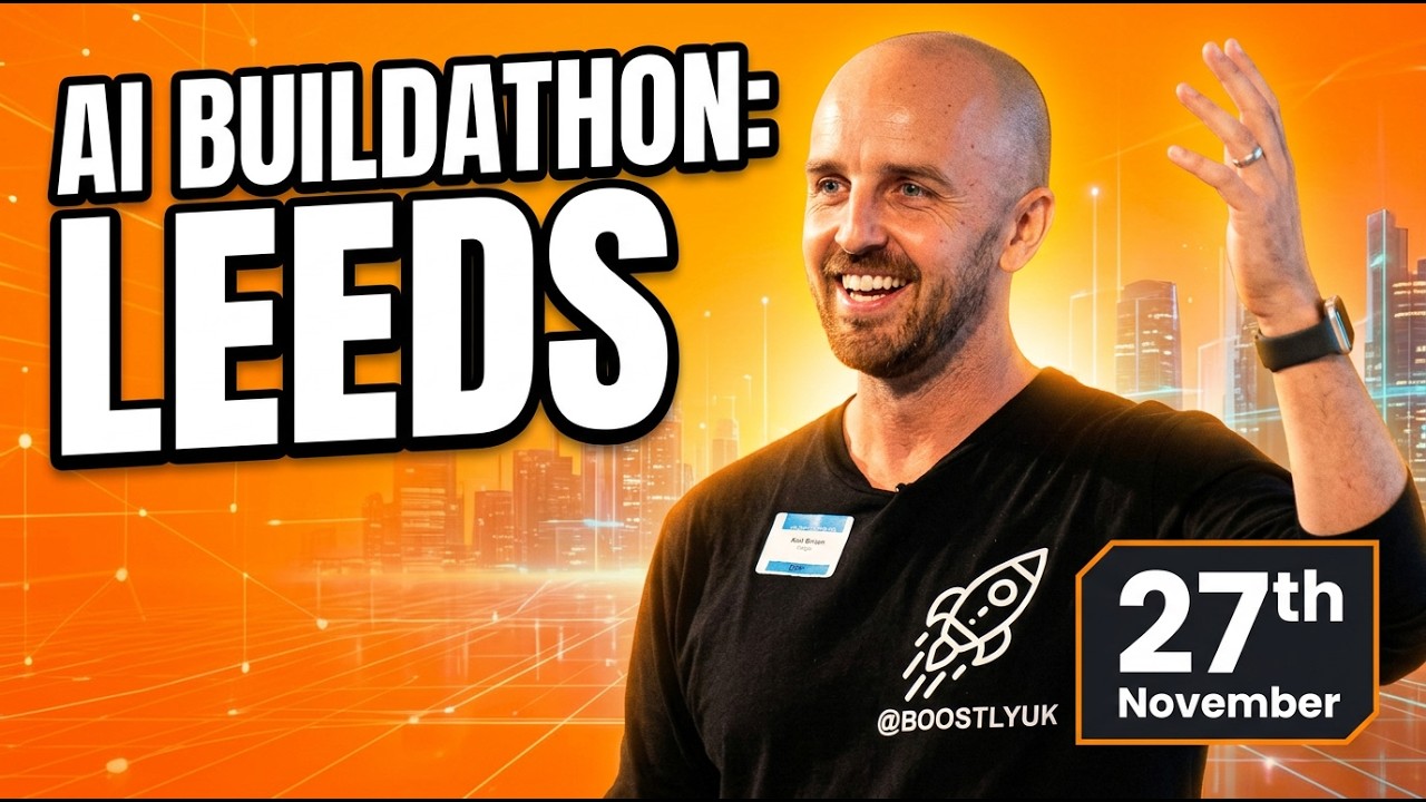 Join Host Planet and Boostly at the AI Buildathon in Leeds on 27 November. Hosts build their own AI agents in one afternoon, no coding needed.