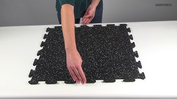 Interlocking Rubber Floor Tiles 2x2 Ft x 8 mm - Greatmats