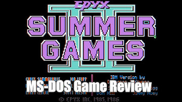 Summer Games - 1986 - MS-DOS Game Review