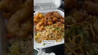 WATCH WHAT PANDA EXPRESS GAVE ME! #shorts #viral #satisfying