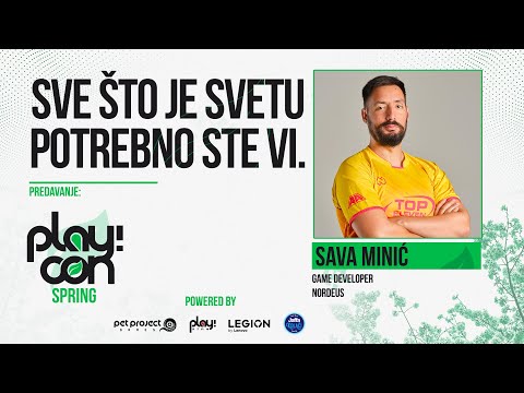 Play!Con Spring 2024 - Sava Minić - Sve što je svetu potrebno ste vi. - NS GAMING WEEK