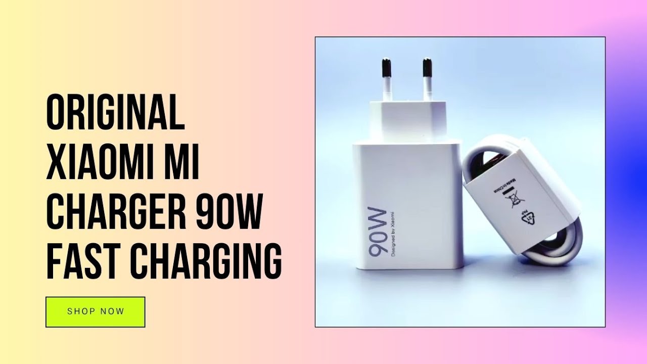 Xiaomi Original 90W USB-C Fast Charger | Turbocharging for Phones & Tablet