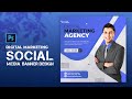 Digital Marketing Agency Social Media Banner Design  Adobe Photoshop Tutorial