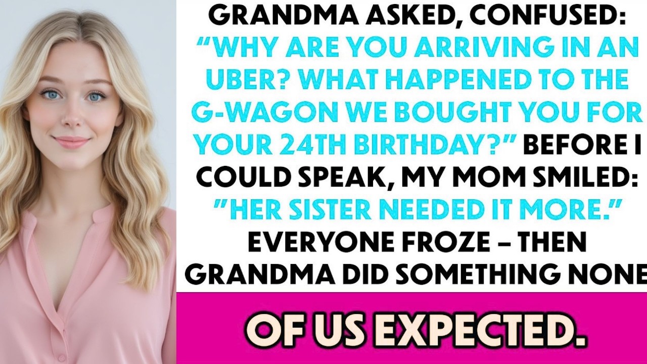 She Gave My Grandma’s G Wagon to My Sister — What Grandma Did Next Left the Room Silent