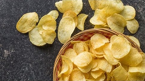Making Potato Chips over the Campfire!