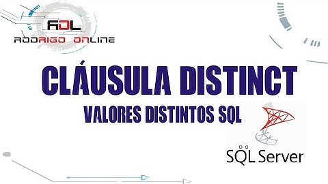 DISTINCT SQL | CLAUSULA DISTINCT | VALORES DISTINTOS SQL