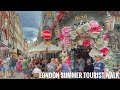 A Summer Afternoon Walk in London | Exploring the West End and Central London Walk [4K HDR]