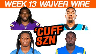 Waiver Wire Adds Week 13 Fantasy Football (2021)