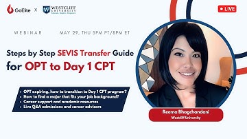 OPT to Day 1 CPT SEVIS Transfer Guide