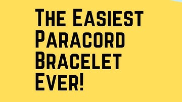The easiest Mad Max (Adjustable) Paracord Bracelet Ever