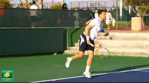 Robin Soderling Warming Up In Slow Motion