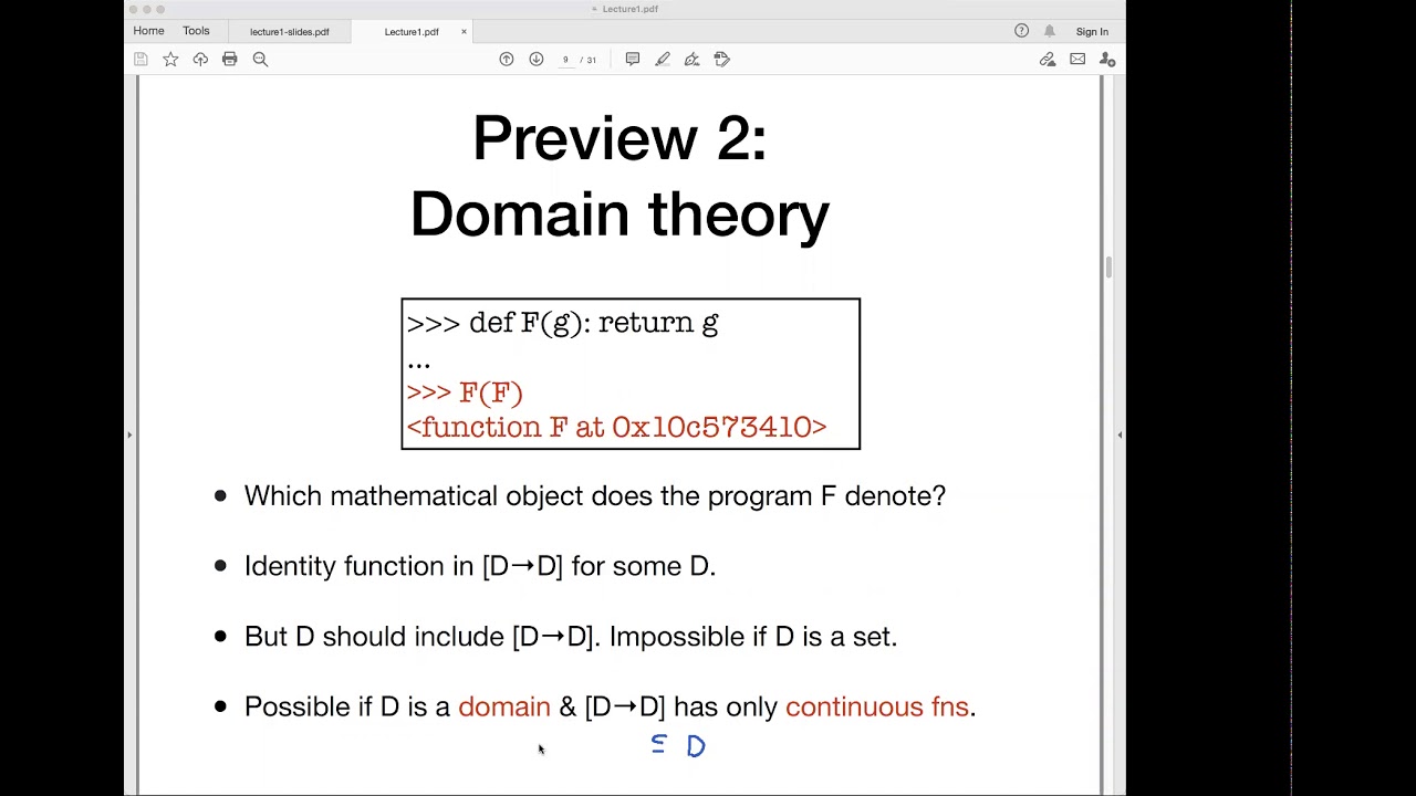 Lecture1, CS520 (Spring 2021) Theories of Programming Languages