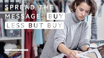 Doriane Van Overeem: buy less, buy better