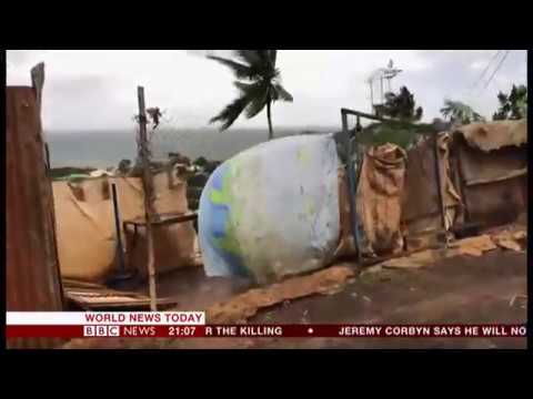Weather Events 2019 - Cyclone Kenneth hits Mozambique - BBC News - 26th April 2019