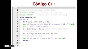 Area de un Triángulo en C++