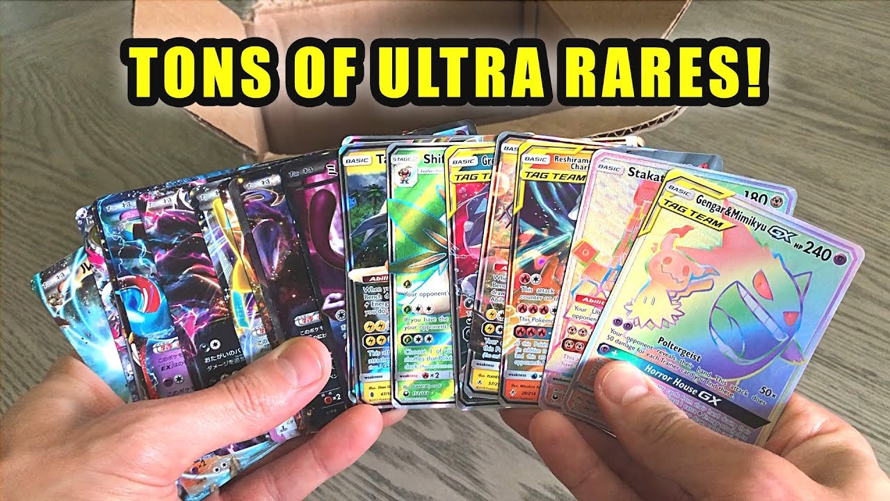 Box Full Of Ultra Rare Pokemon Cards Opening Special Box Of Cards And Booster Packs