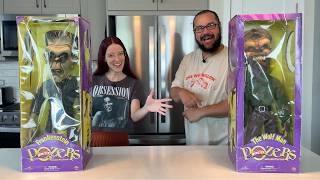 We Found These Retro Frankenstein & The Wolf Man Sideshow POZERS!