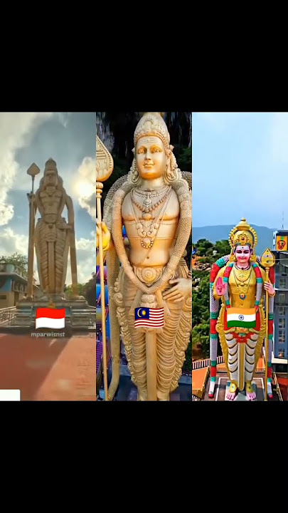 patung Dewa murugan di 3 negara.indonesia juga punya patung tertinggi ke 3 #semuaorang #indonesia