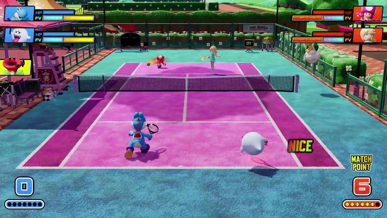 【Justin】瑪利歐網球 狂熱