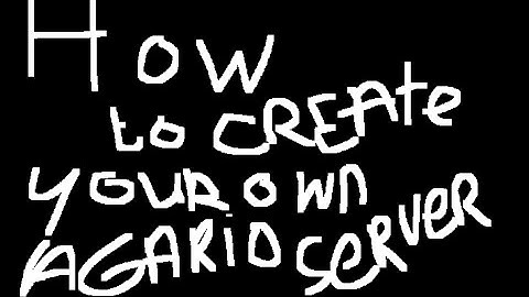 How to create your OWN Agario Server within 3 minutes!