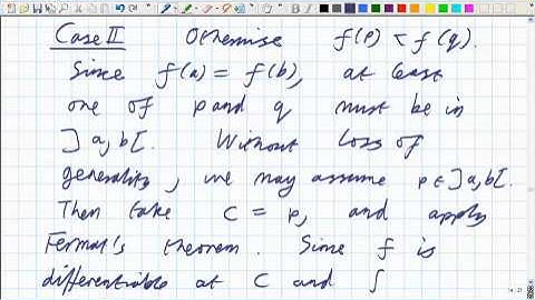 Lecture 20: Math. Analysis - Fermat