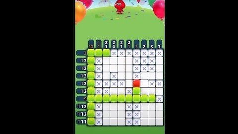 Nono Crossing Picture Nonogram - Level 35