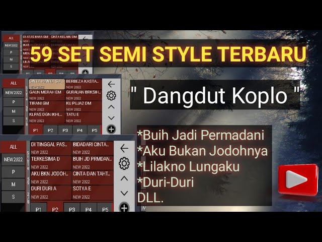 59 SET SEMI STYLE TRIAZ Dangdut koplo terbaru [Set org terbaru gratis] class=