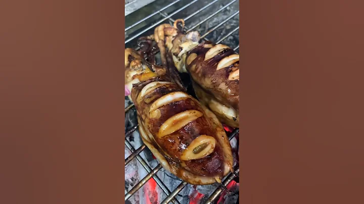 Grilled Squid #shorts #seafoodrecipe #squid
