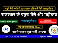 राजस्थान के प्रमुख मेले और महोत्सव |  Rajasthan ke Pramukh mele and mahotsav Mcqs | @a247Jankari