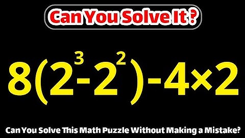 This simple Math Problem Tricks Everyone!